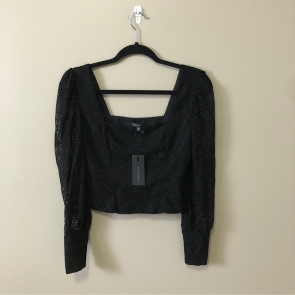 Dynamite Lace Long Sleeve square neck XS - Picture 3 of 4